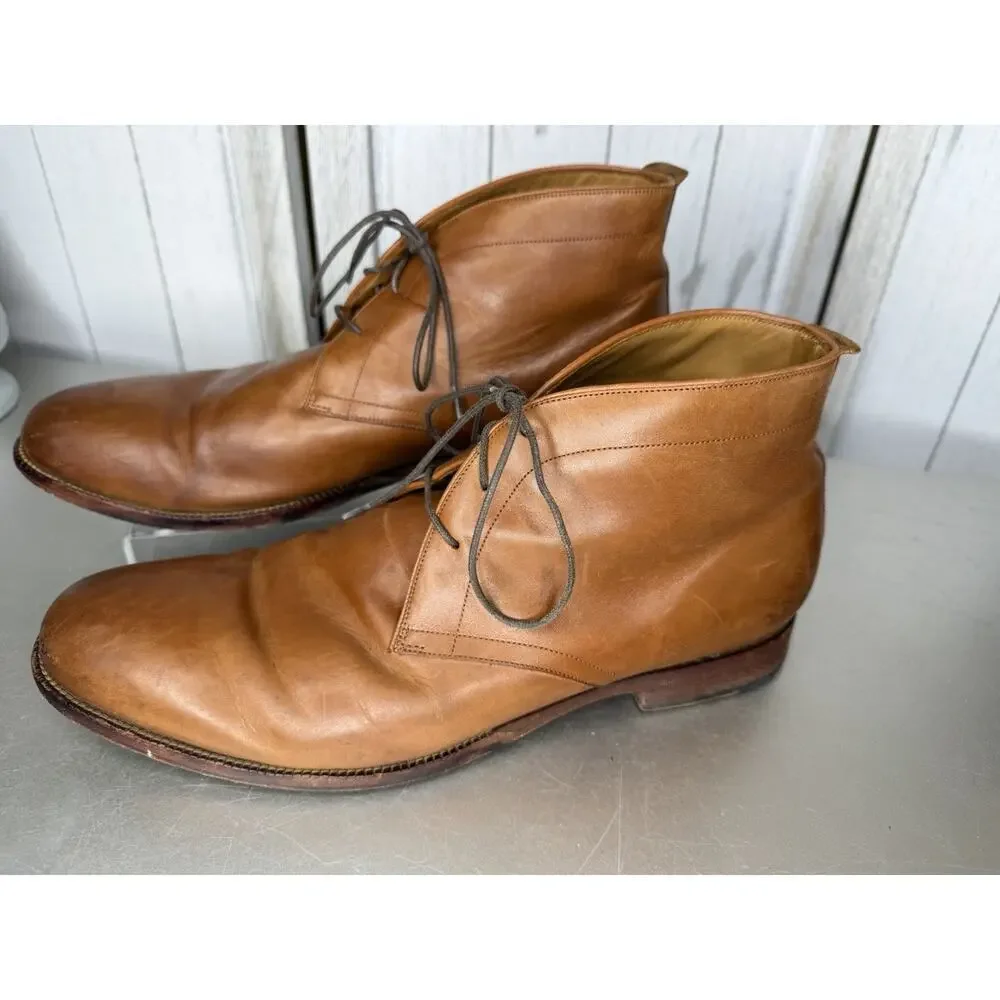 COLE HAAN GRAMERCY CHUKKA BOOT TAN Leather Size 10